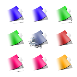 Peel Off Icons Set