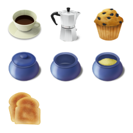Breakfast 1 Icons Set