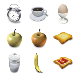Breakfast Icons Set