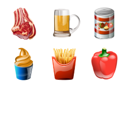 Brilliant Food Icons Set