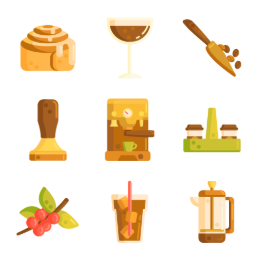 Cafe Essentials  Icons Set