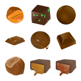 Chocolate Icons Set