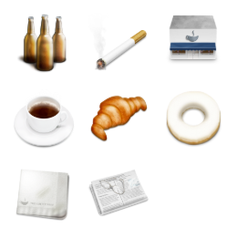Coffee Shop Icons Set