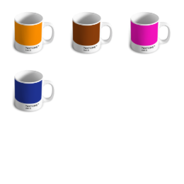 CS3 Pantone Mugs Icons Set