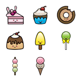 Desserty Icons Set