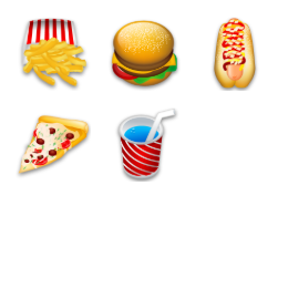 Food 1 Icons Set