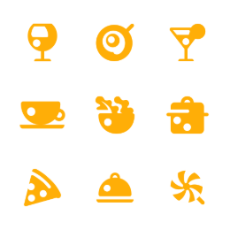 General Food & Beverage  Icons Set