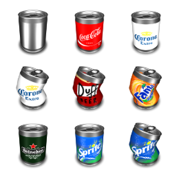 Get a Can for your trash Icons Set