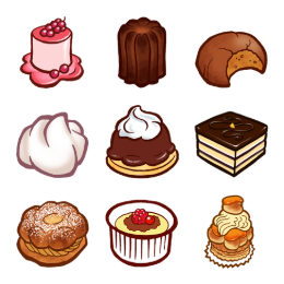 La Patisserie icon set MacPC Icons Set