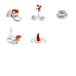 Porcelain Icons Set