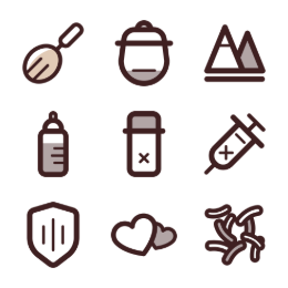 Shinshop 2 Food & Goods  Icons Set
