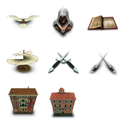 Assassins Creed II Icons Set
