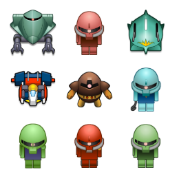 Gundam Mobile Fortune Icons Set