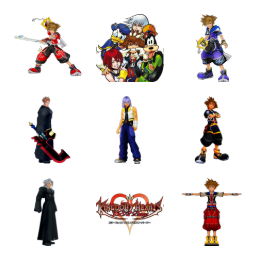 Kingdom Hearts Icons Set