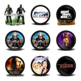 Mega Games Pack 27 Icons Set