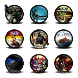 Mega Games Pack 30 Icons Set