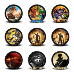 Mega Games Pack 34 Icons Set