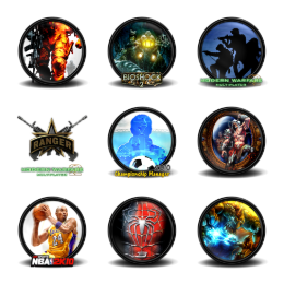 Mega Games Pack 35 Icons Set