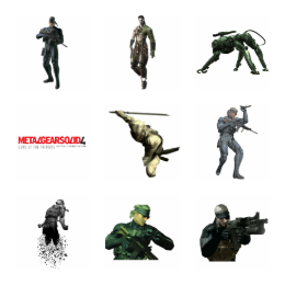 Metal Gear Solid 4 Icons Set