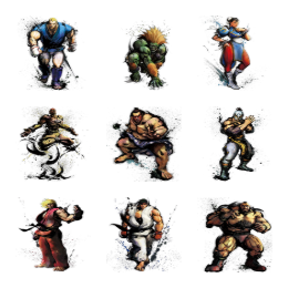 Street Fighter IV Icons Set