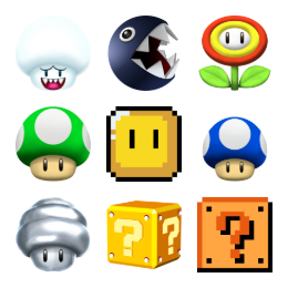 Super Mario Icons Set
