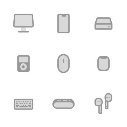 Apple Device  Icons Set