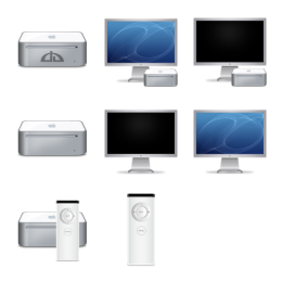 Apple Hardware Icons Set