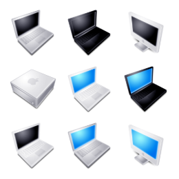 Blend Apple Hardware Icons Set