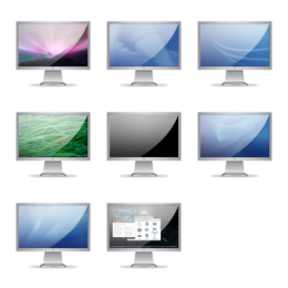 Cinematic Screen Icons Set