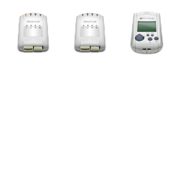 Dreamcast Memory Units Icons Set