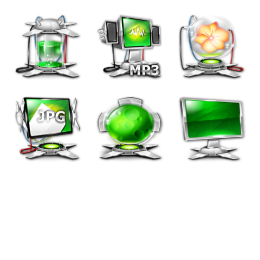 High Tec Icons Set
