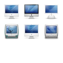 iMac Generations Icons Set