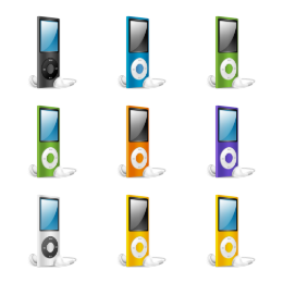 iPod Nano Chromatic Icons Set