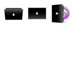 Macbook Black Breathe Icons Icons Set