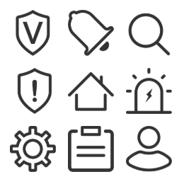 Management Platform  Icons Set