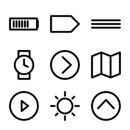 Minimalist Line  Icons Set
