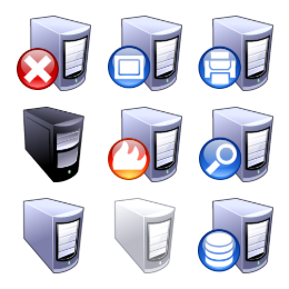 Servers Icons Icons Set