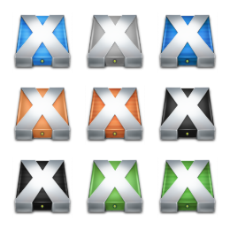 Tiger Drives Icons Set