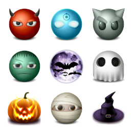 Halloween 1 Icons Set