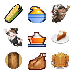 Iconfactory Thanksgiving 2008 Icons Set