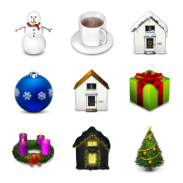 The Real Christmas 05 Icons Set