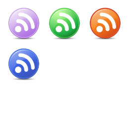 Circle Feeds Icons Set
