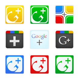 Google Plus Icons Set