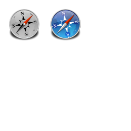 Safari icon - thin bezel Icons Set