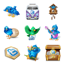Vector Twitter Icons Set
