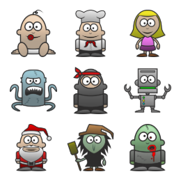 Character Icons Set