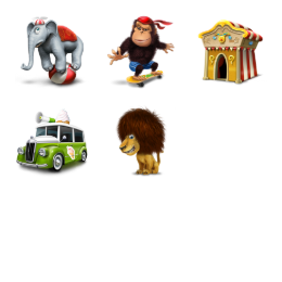 Circus 1 Icons Set