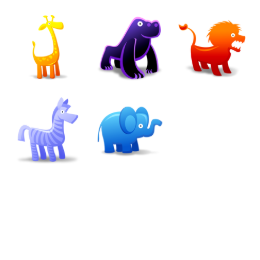 Cloth Dolls Icons Icons Set