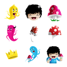 Crazy Icons Set