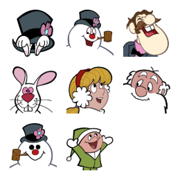 Frosty The Snowman Icons Set